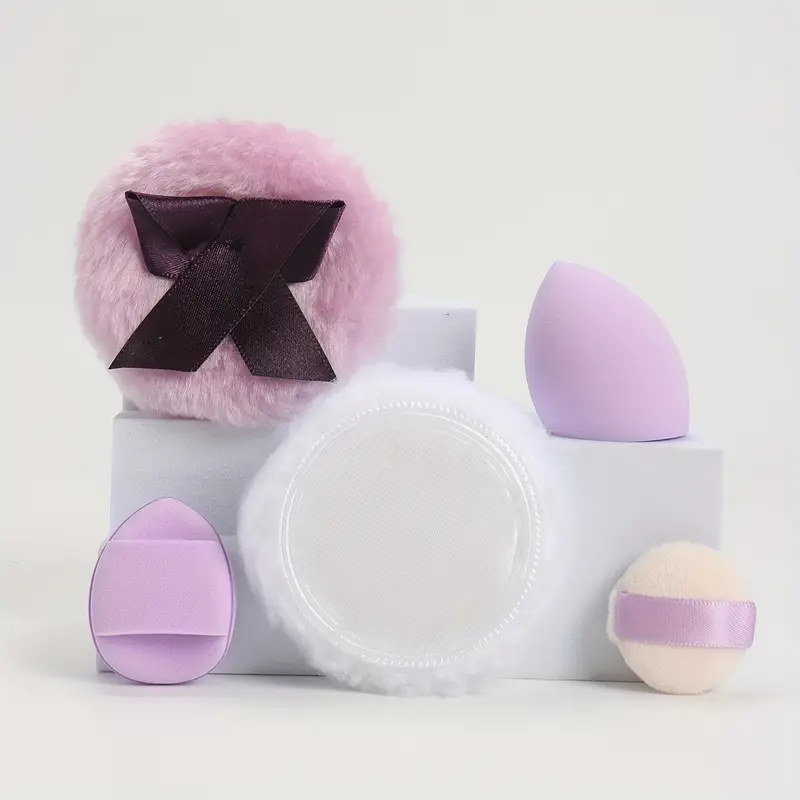 Cosmetic Applicators Set Various tools for makeup application