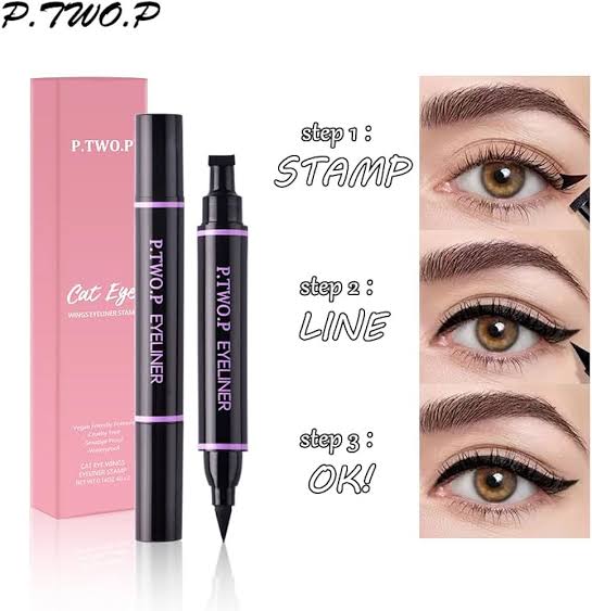 P.TWO.P Cat Eye Stamp + Eyeliner Pen