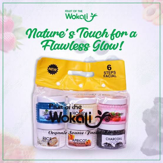 Wokali 6 Steps Facial Kit