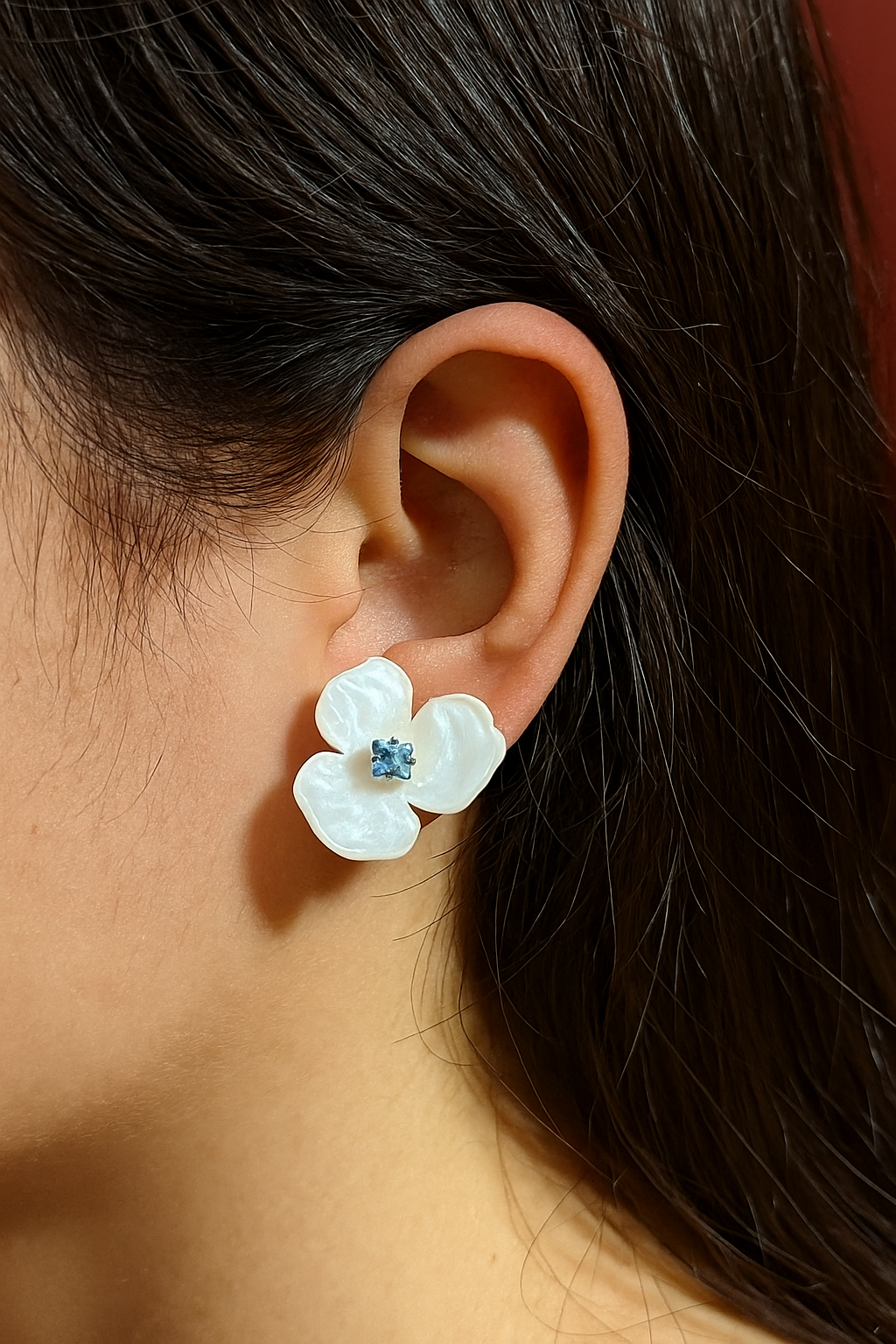 Pearl Flower Earrings
