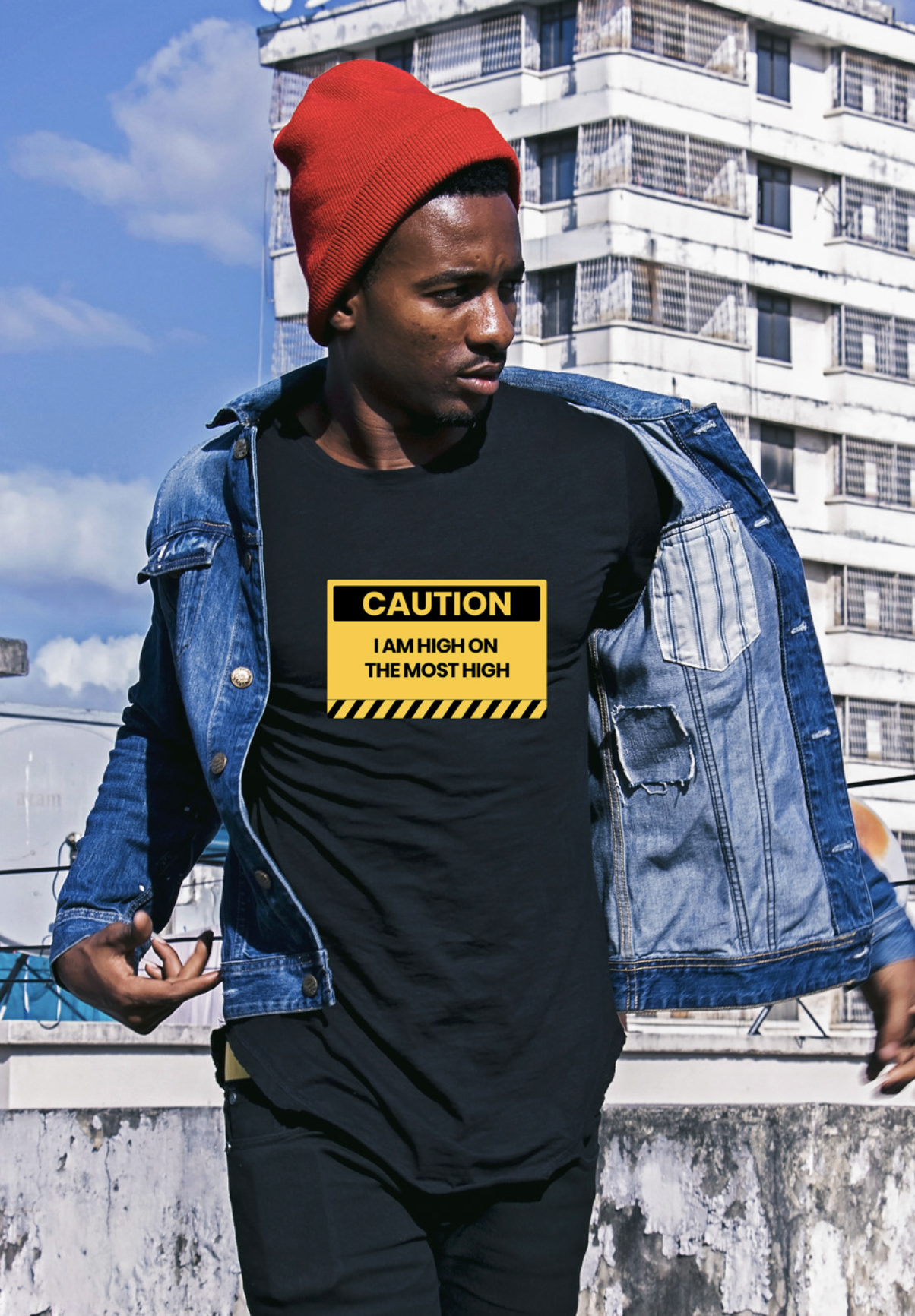 Caution Graphic T-Shirt