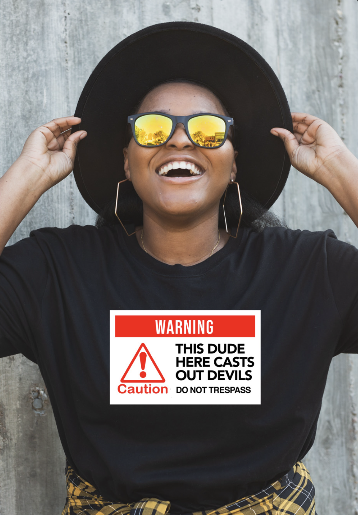 Graphic Warning T-Shirt