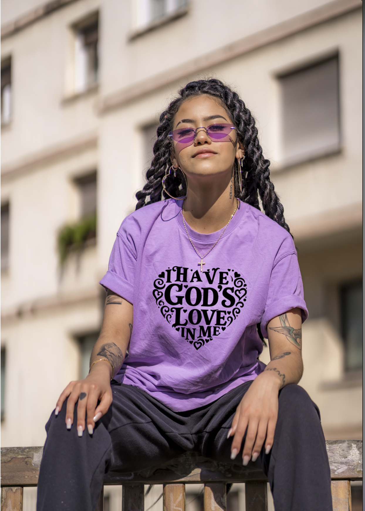 Purple Inspirational T-Shirt
