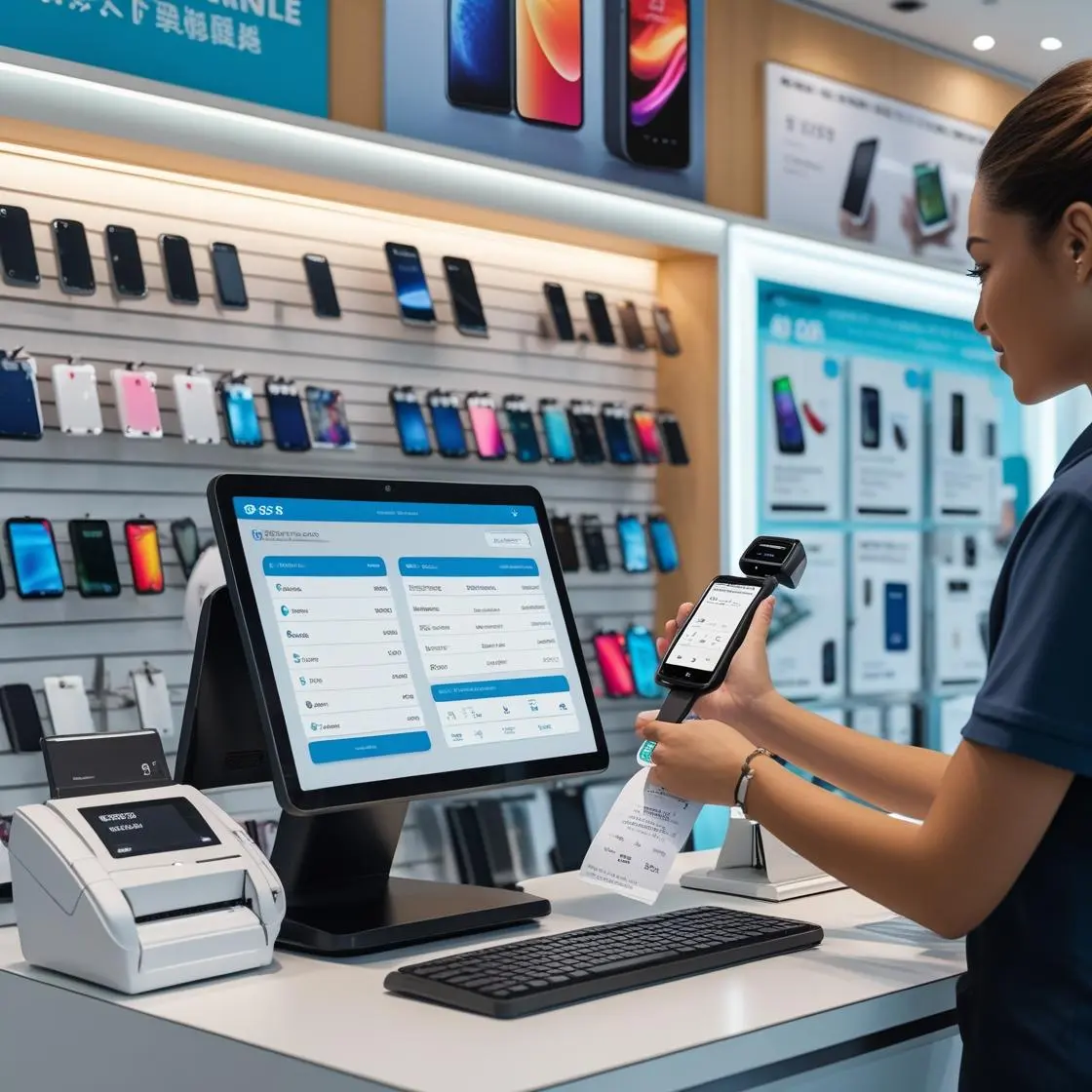 Cloud POS System for Mobile Shop