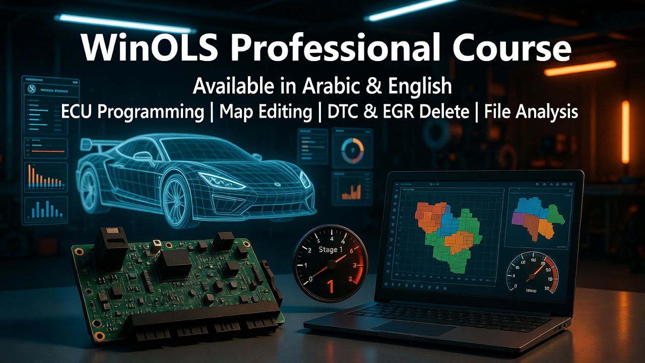 احتراف برمجة وتعديل ECU باستخدام WinOLS