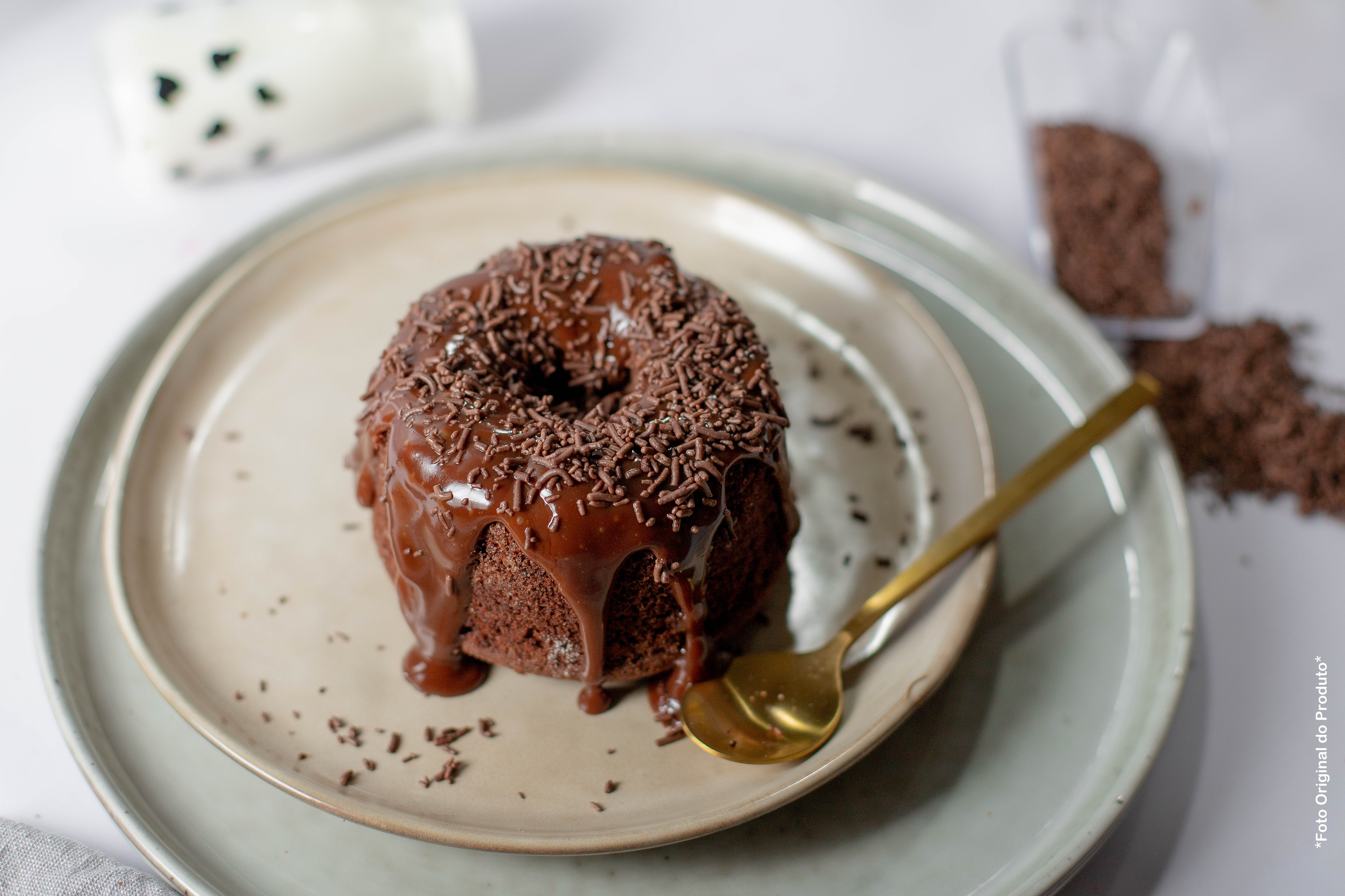 Bolo de chocolate cremoso