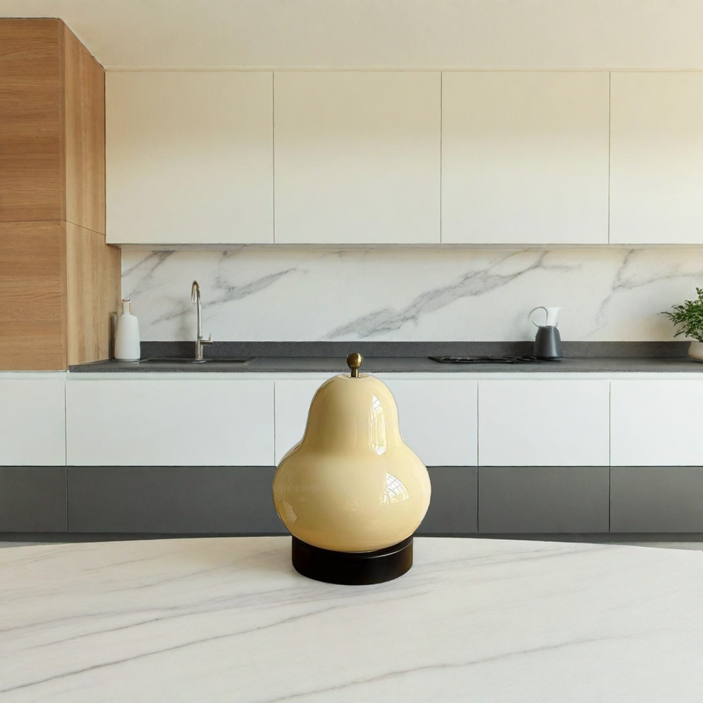 Yellow Ceramic Vase