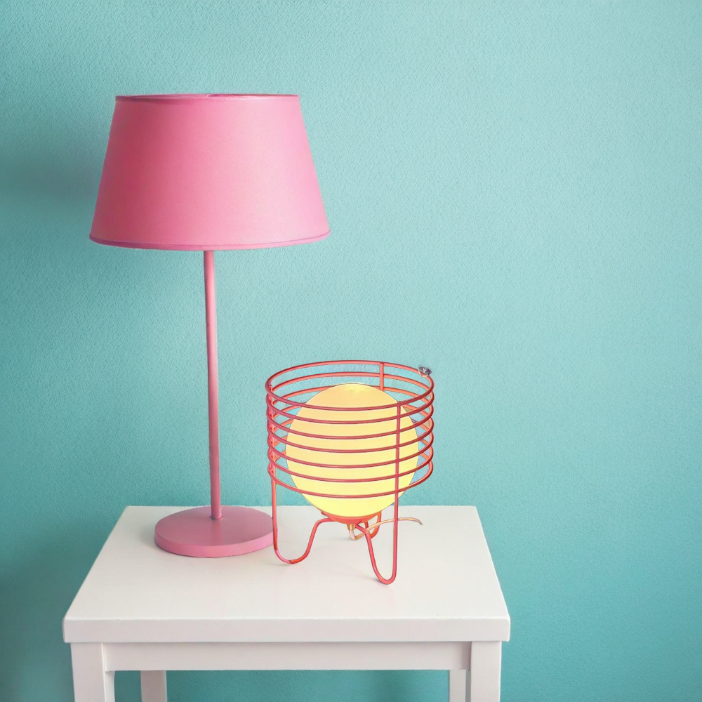 Modern Pink Table Lamp