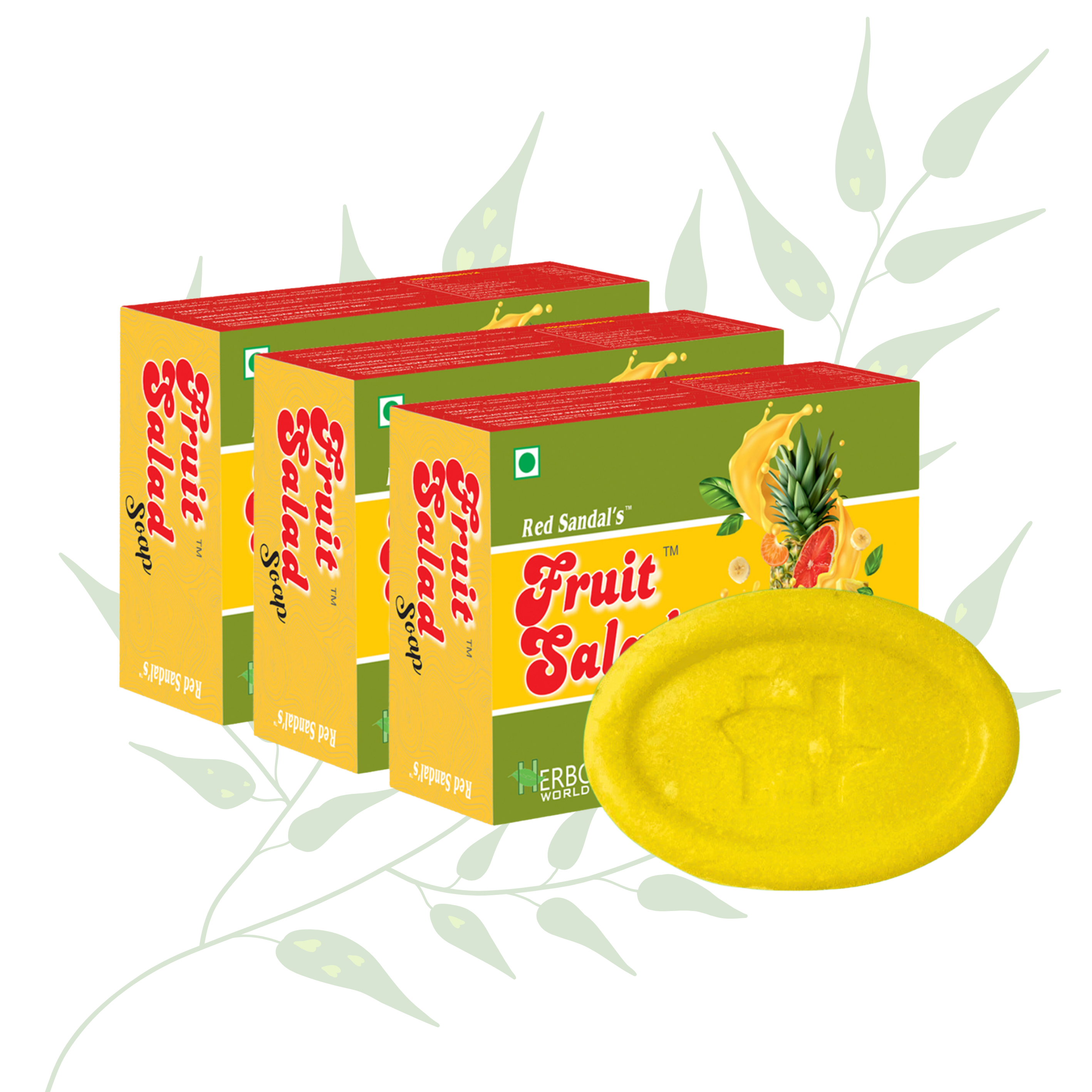  Herbo World® Red Sandal Powder Glow - Facial Powder Pack