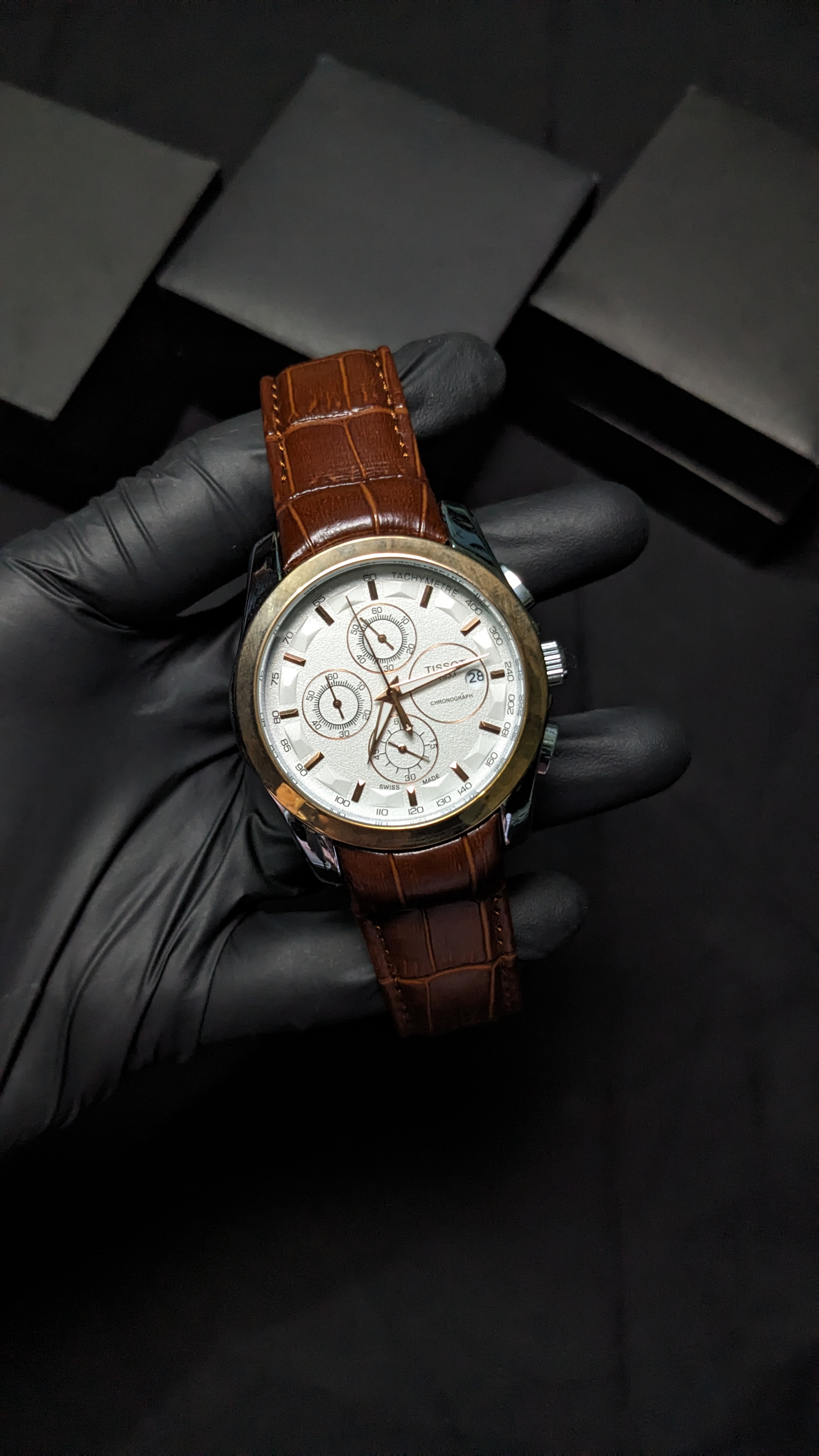 Tissot 1853 Chronograph 2 Tone (Brown) 