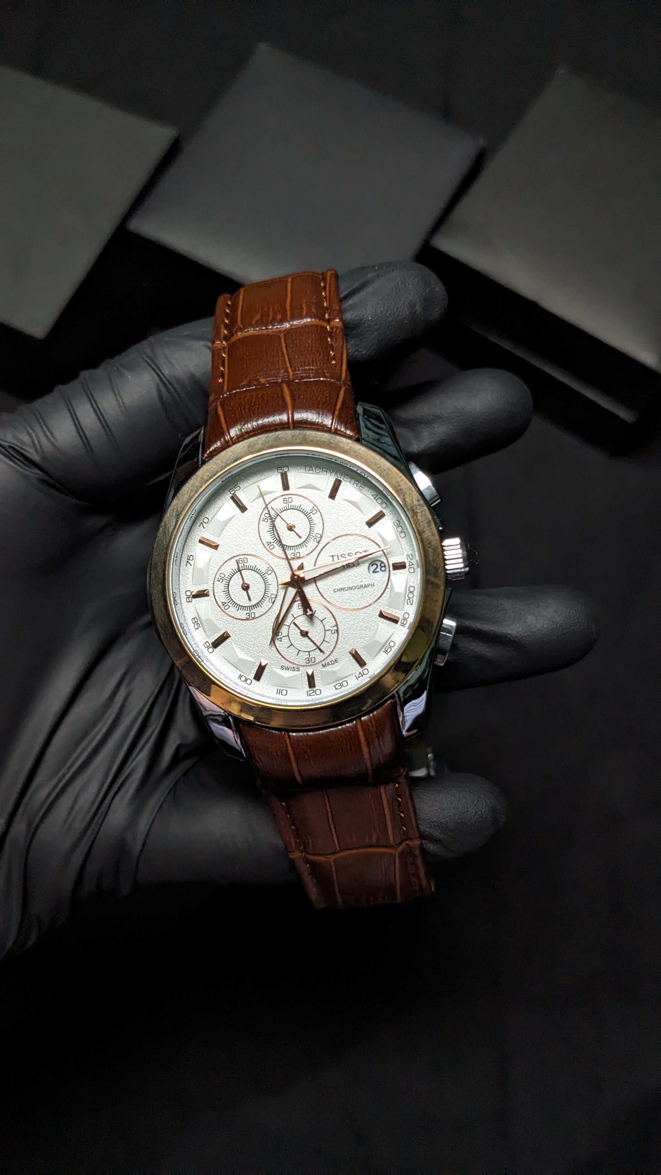 Tissot 1853 Chronograph 2 Tone (Brown) 