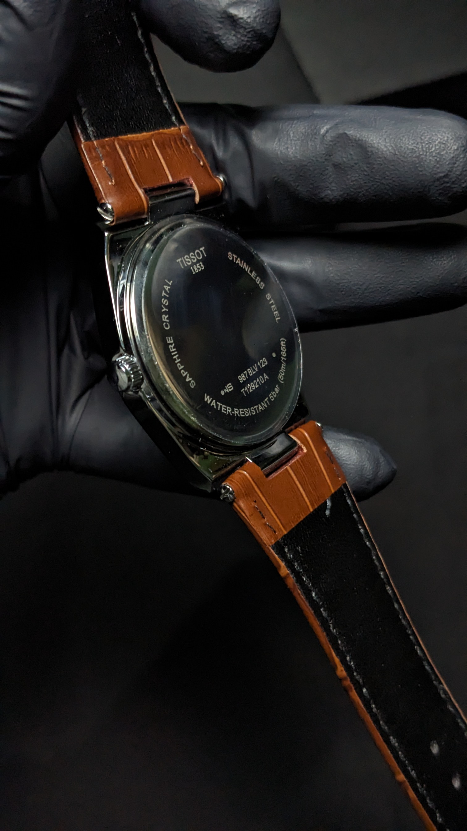 Tissot PRX Silver (Brown Leather)