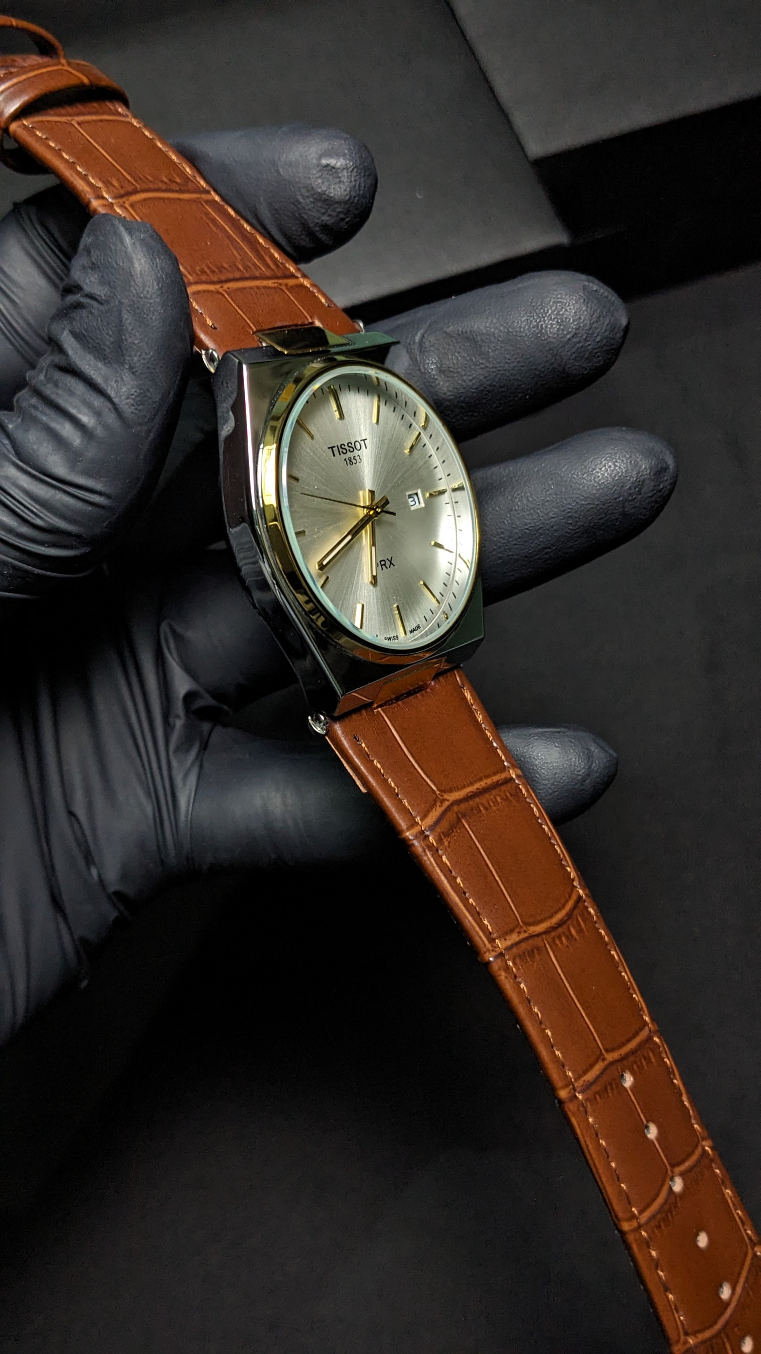 Tissot PRX 2 Tone (Brown Leather)