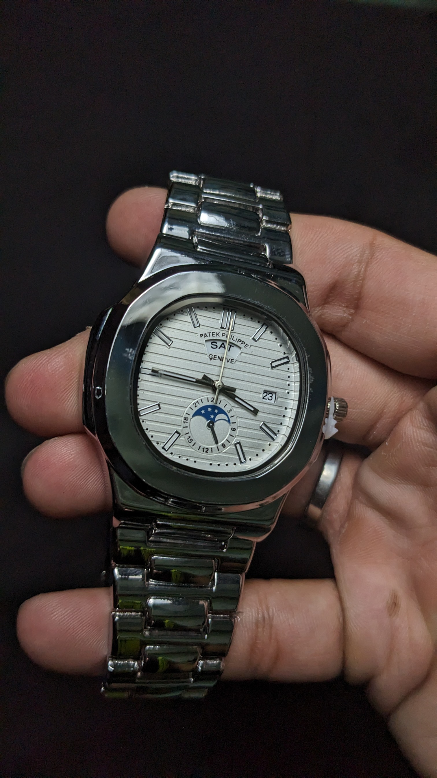 Patek Philippe Nautilus White dial