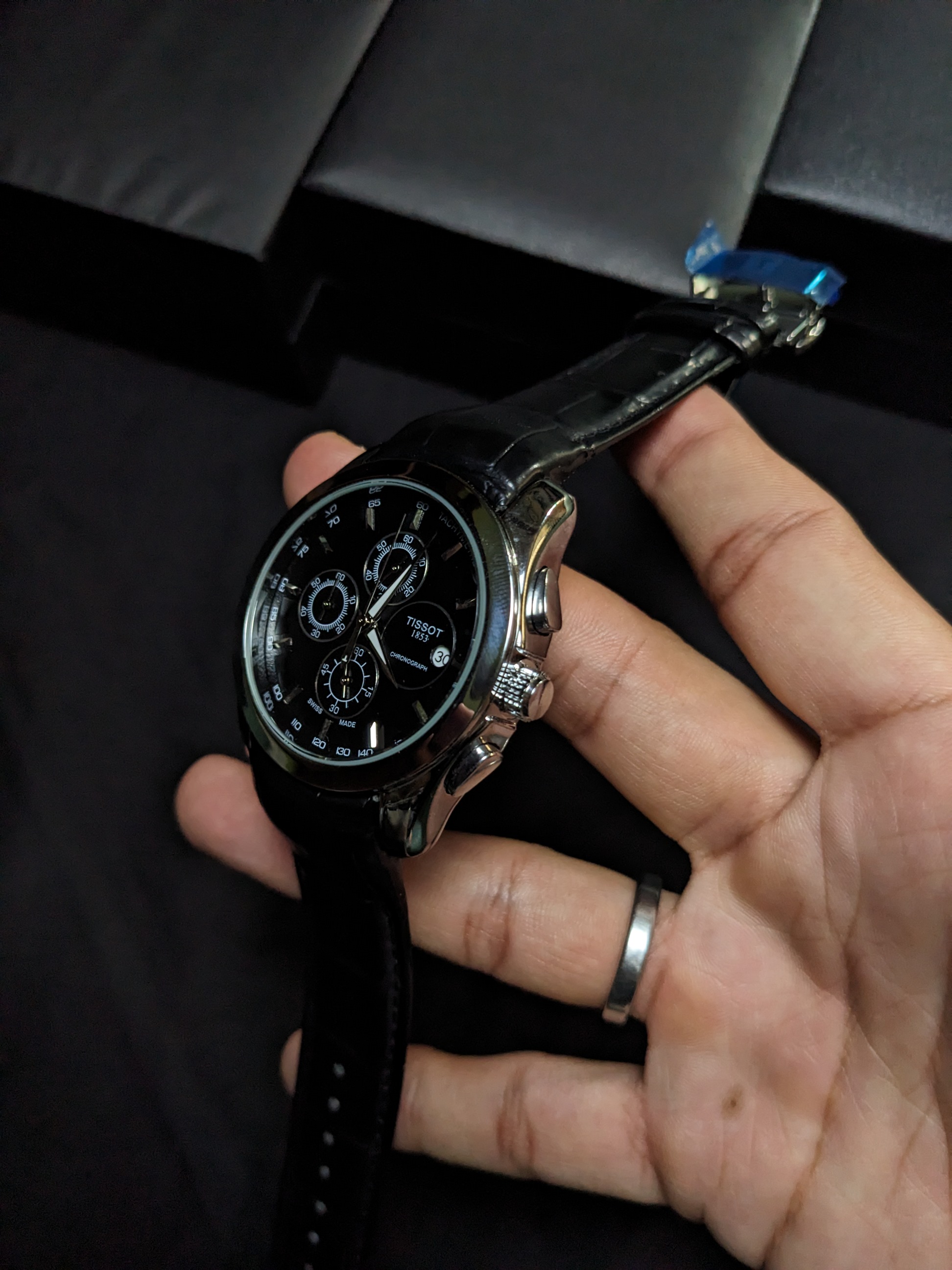 Tissot 1853 Chronograph Black dial (Black) 