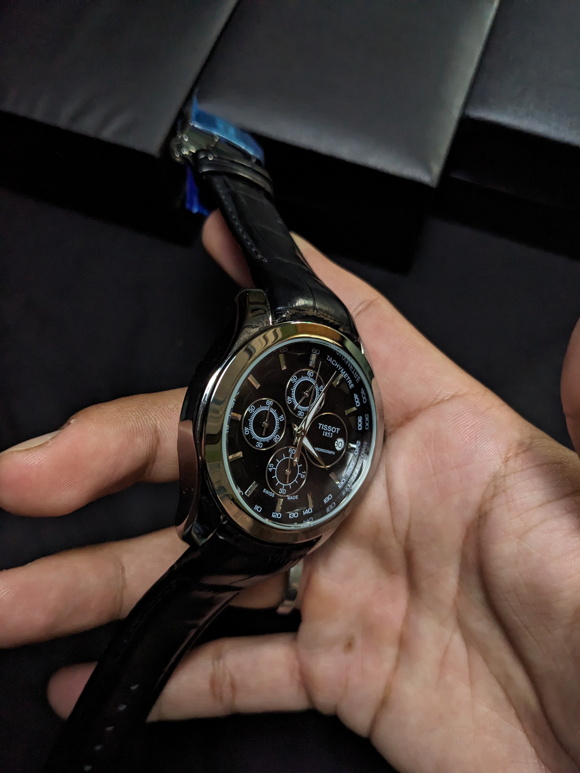 Tissot 1853 Chronograph Black dial (Black) 