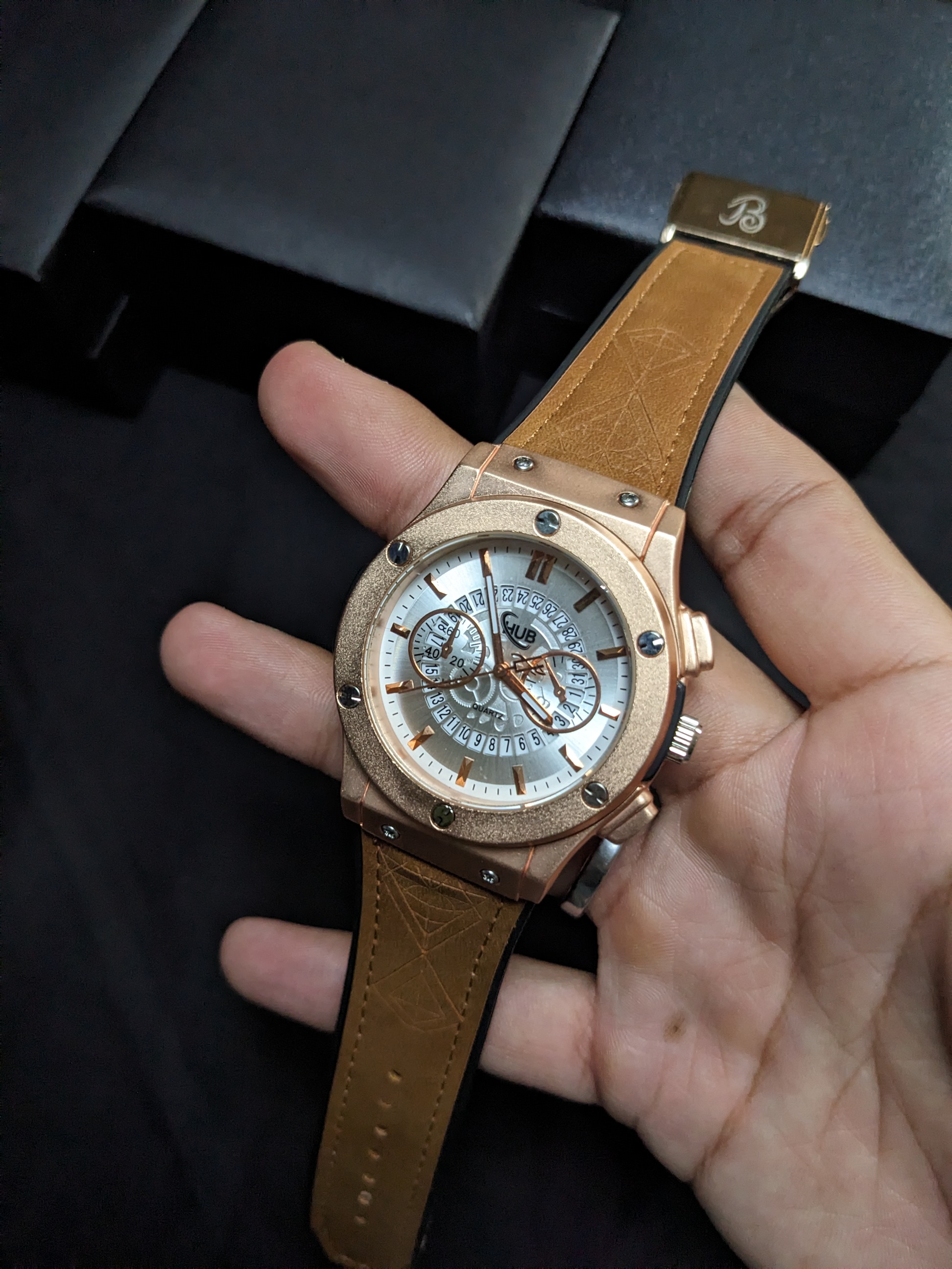 Hublot Date Skeleton (Copper)