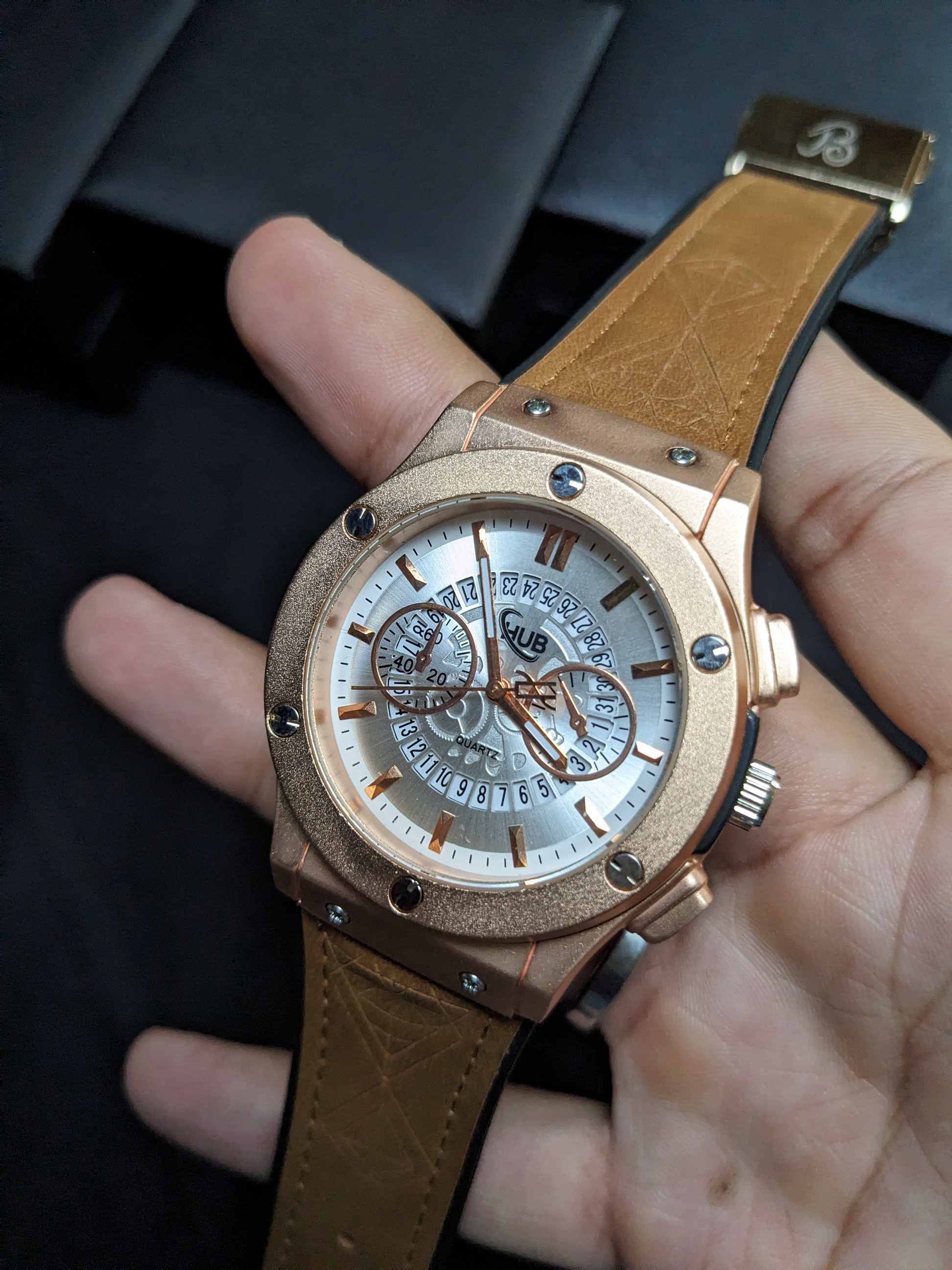 Hublot Date Skeleton (Copper)