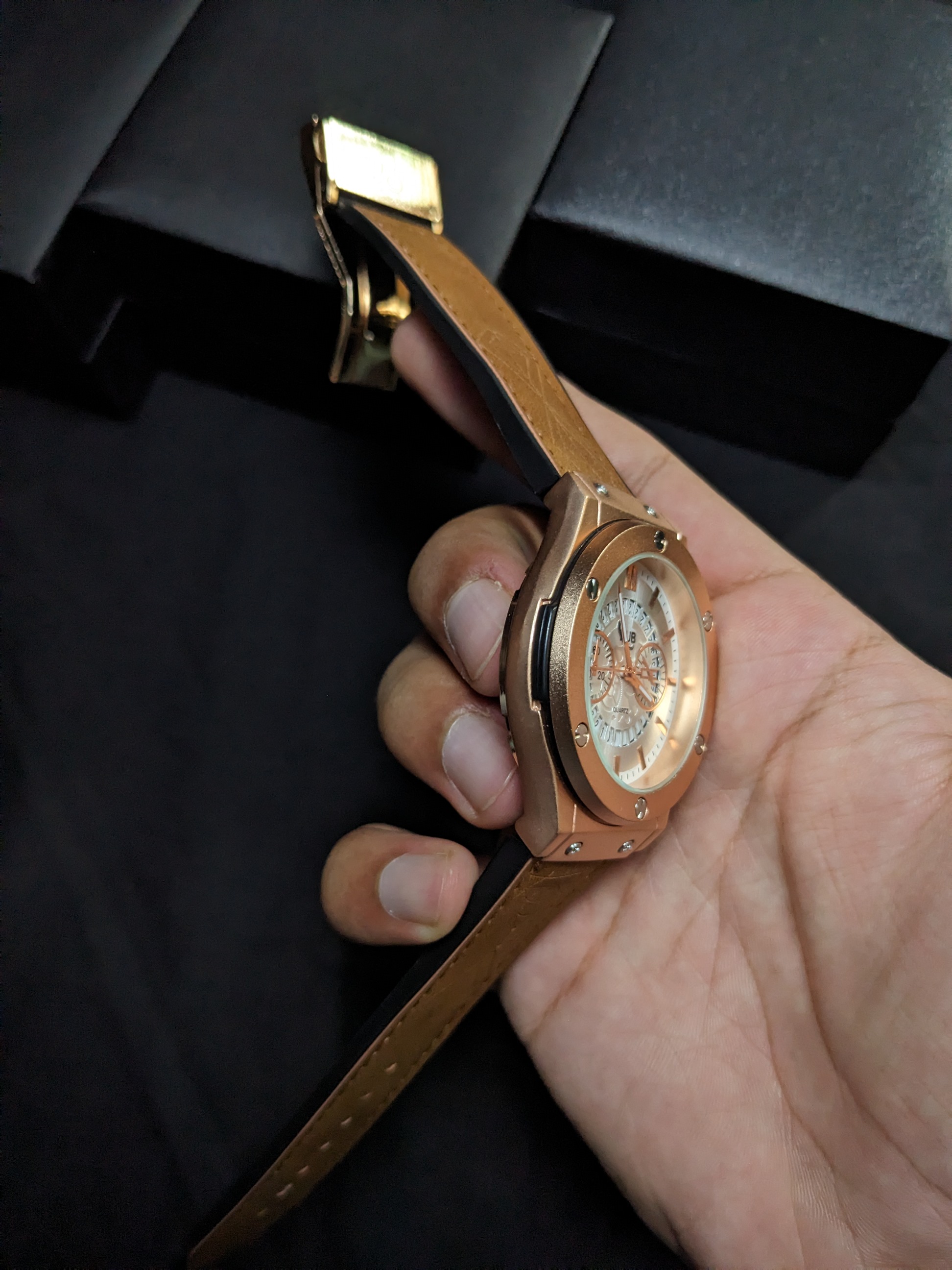Hublot Date Skeleton (Copper)