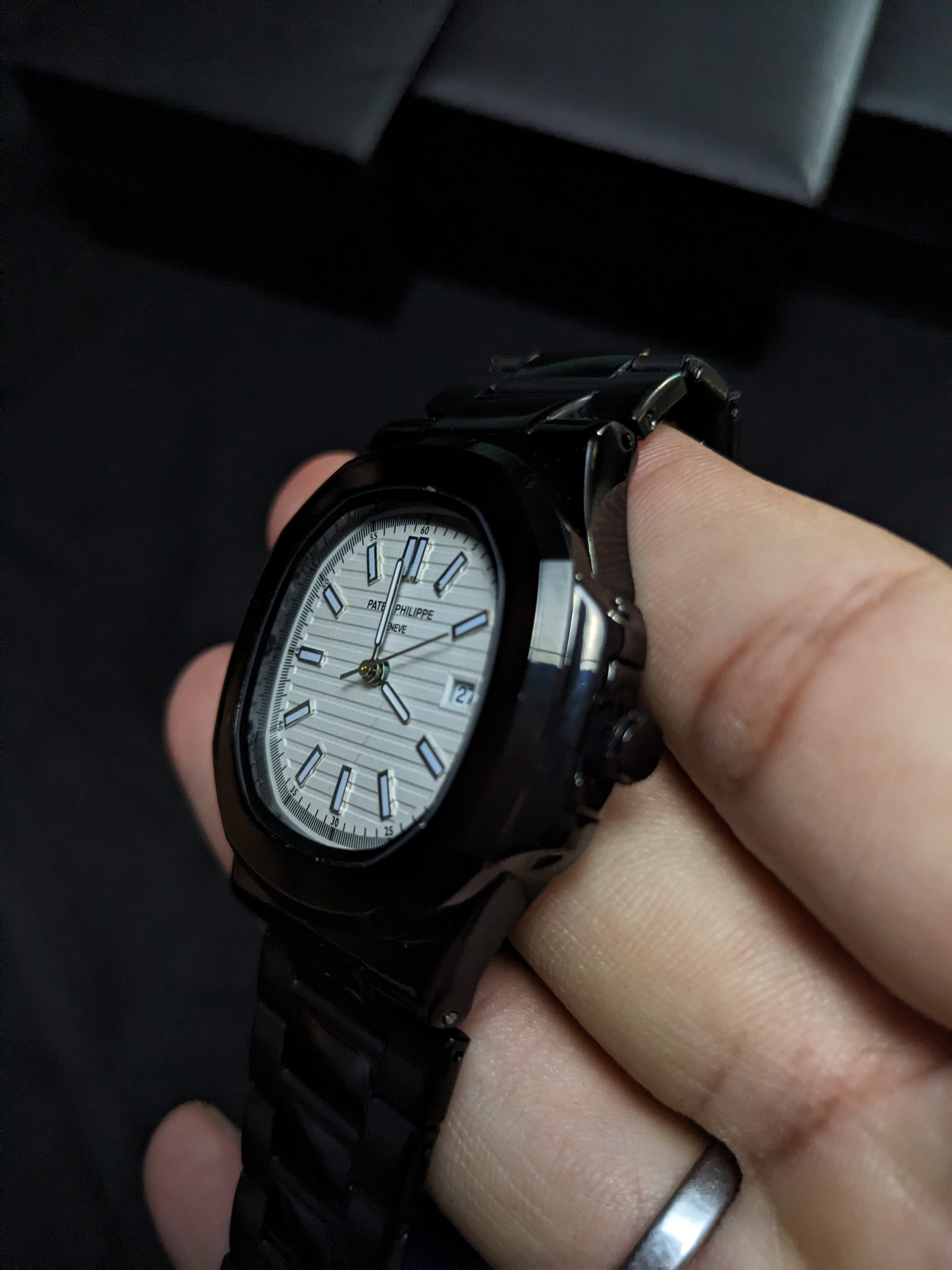 Patek Philippe Black (White dial)
