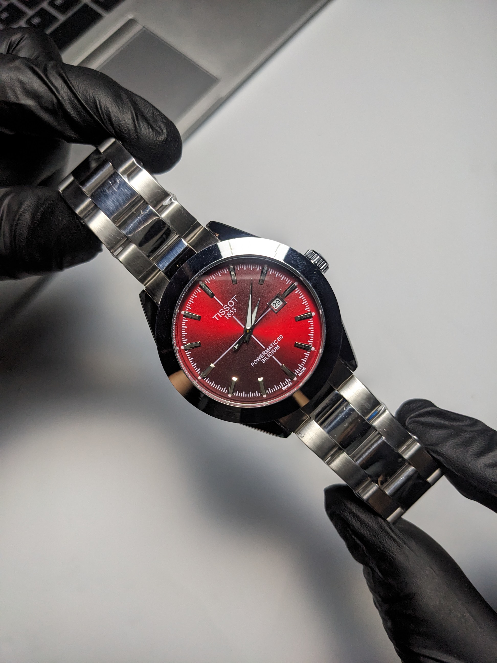Tissot Steel Chain (Blood Red)