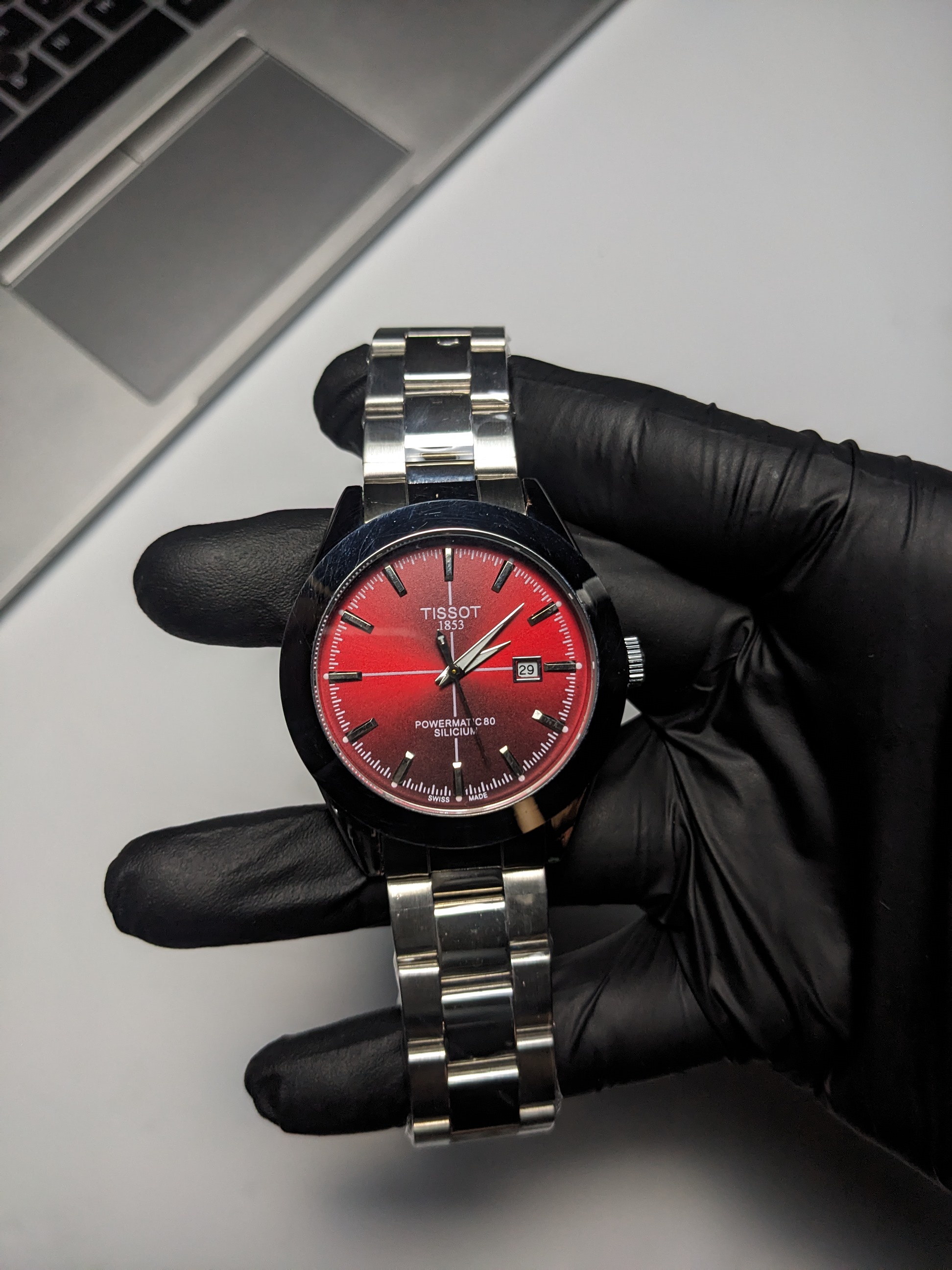 Tissot Steel Chain (Blood Red)