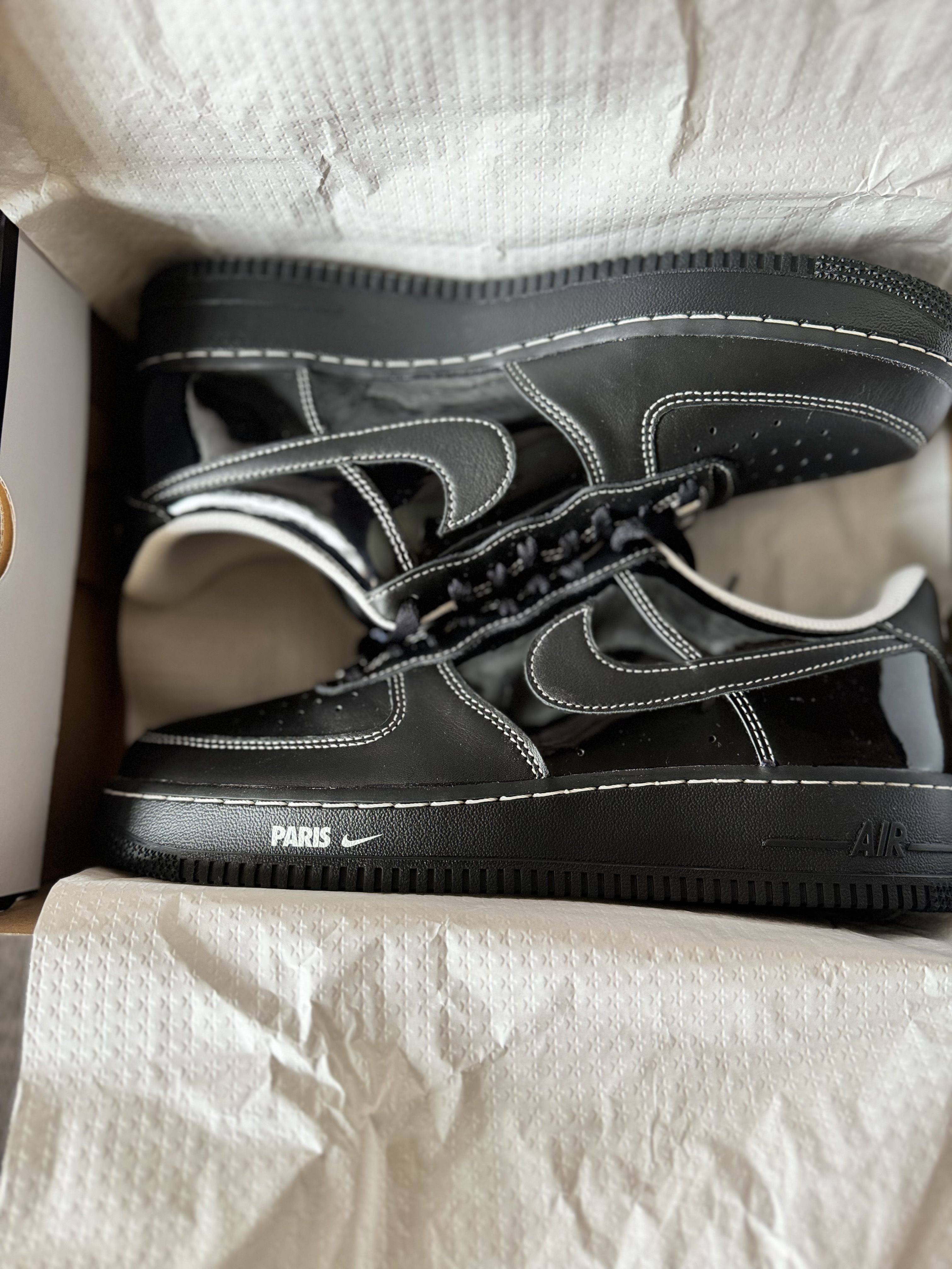 Nike Air Force 1 ’07 City Pack Paris (Black Patent)