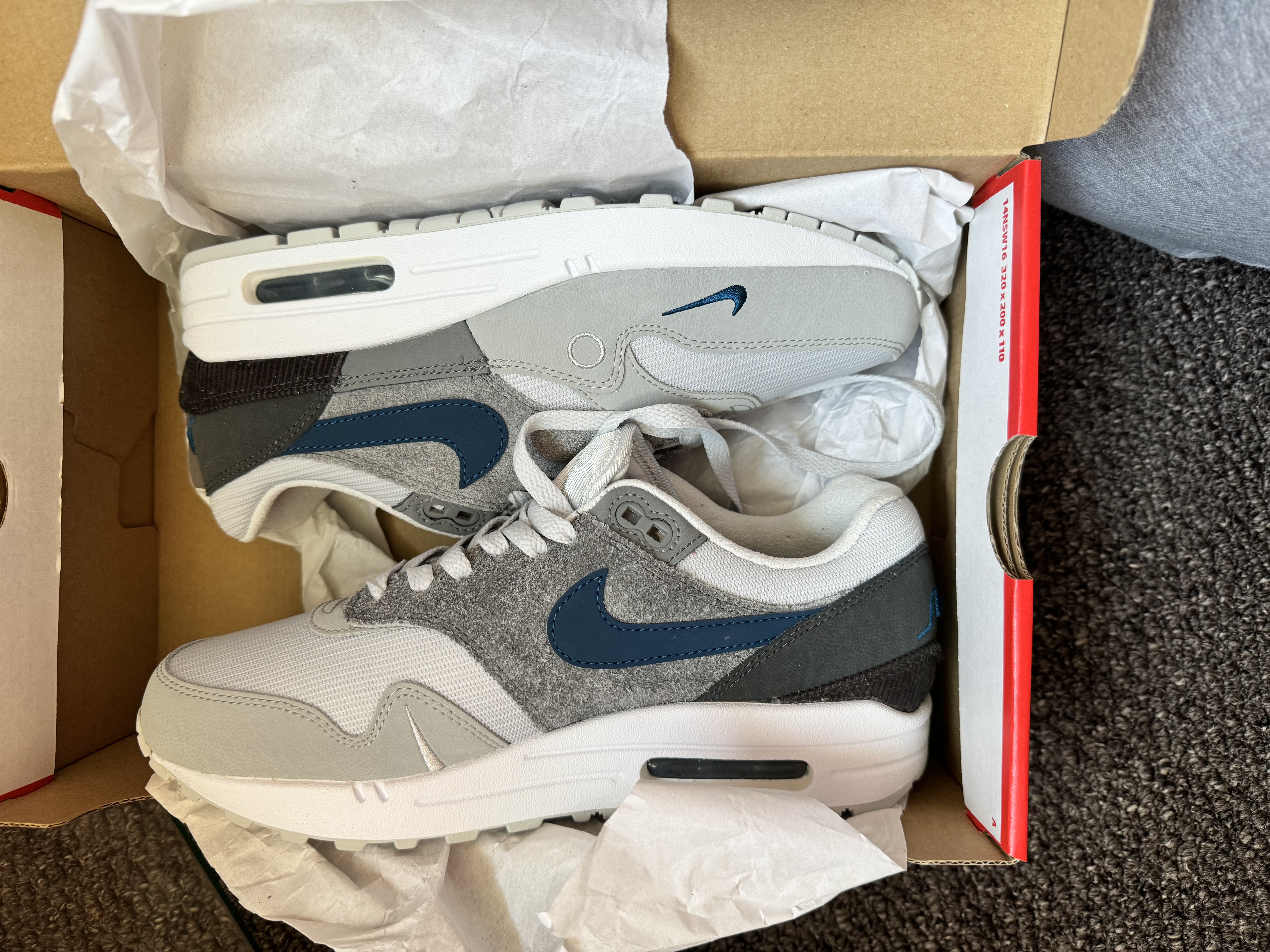 Nike Air Max 1 London – Urban Grey Sneaker