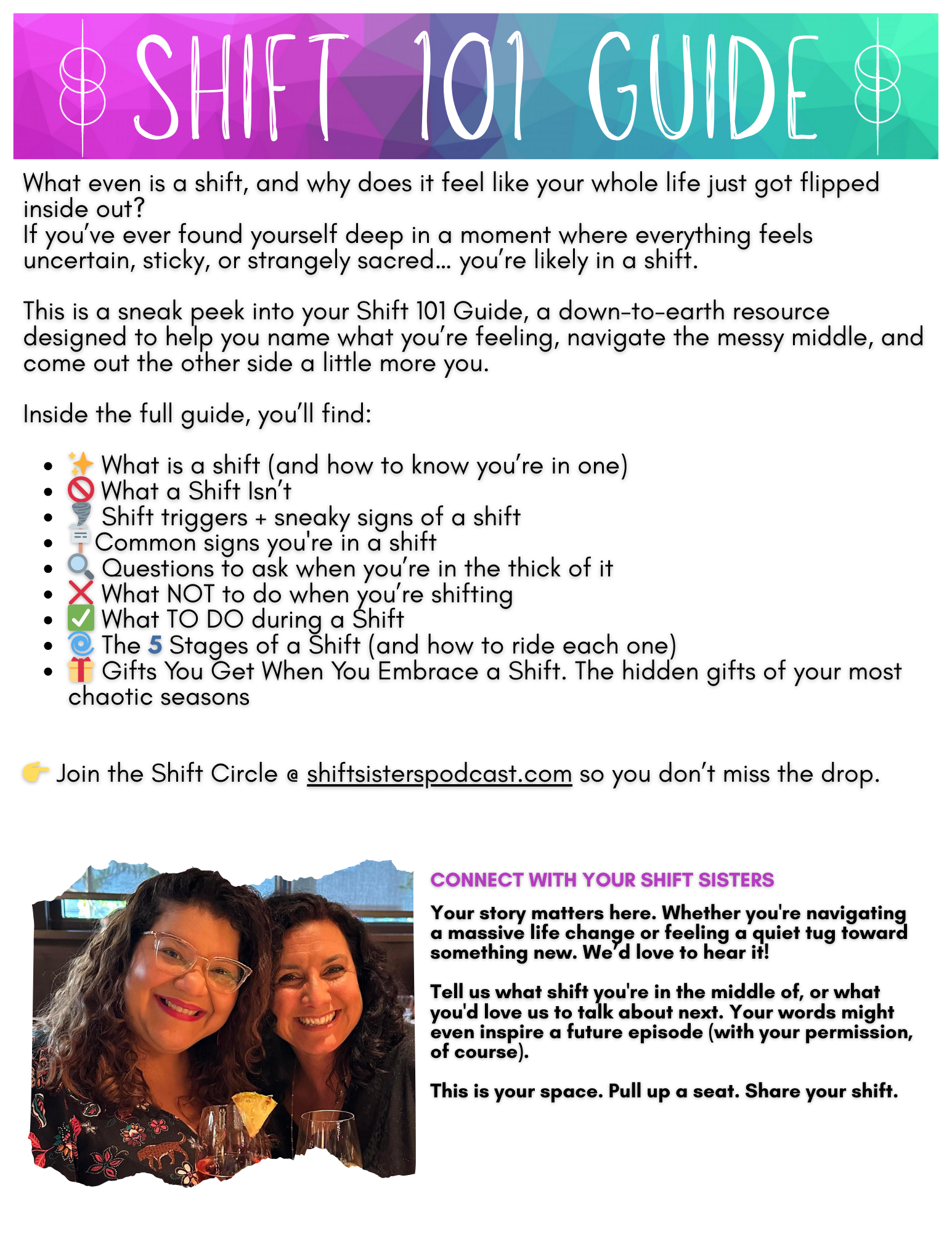 Shift 101 Guide 
