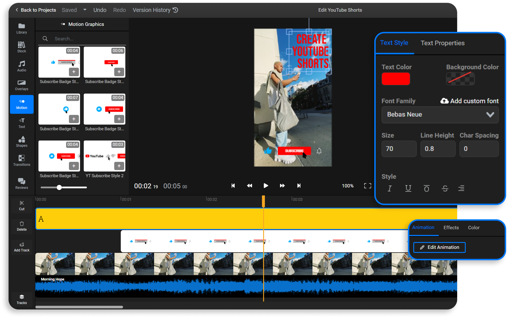 Reels / Shorts / TikTok Editing