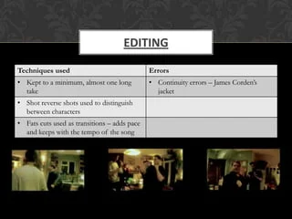 Music Video Editing