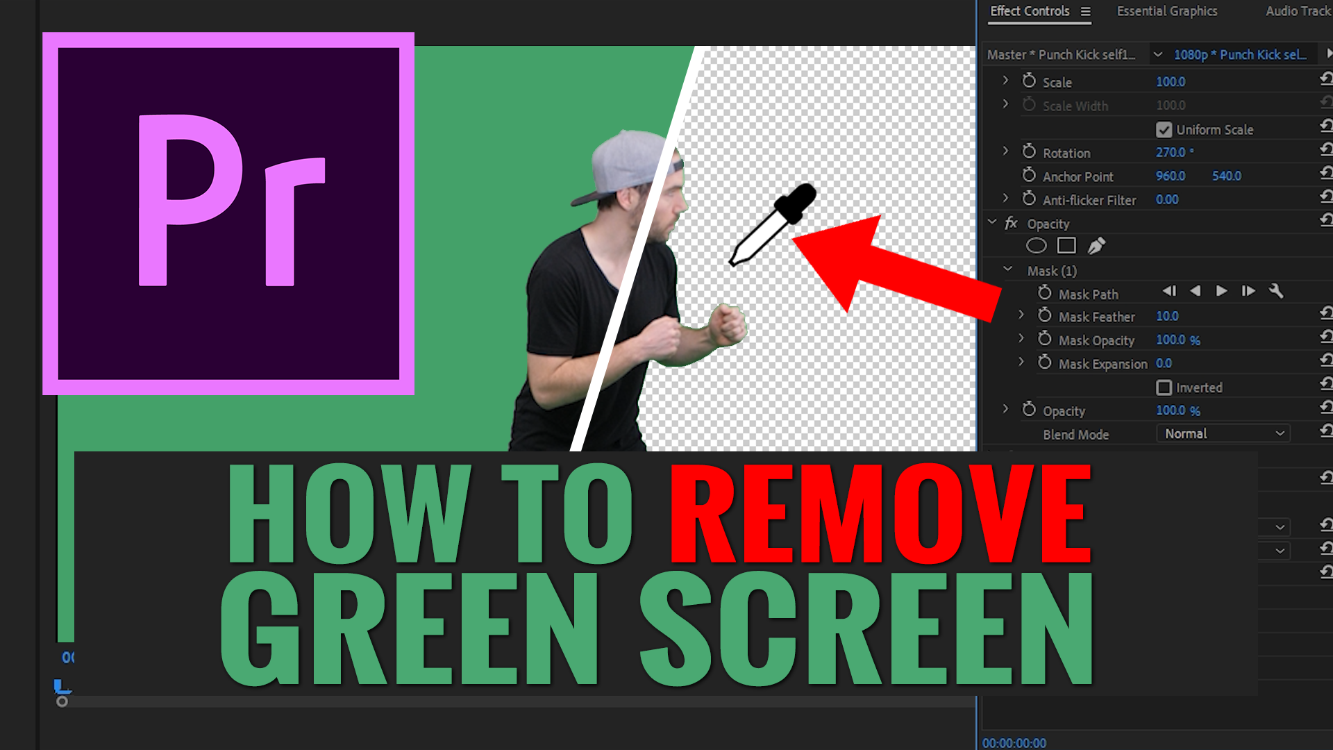 Green Screen Removal & Keying