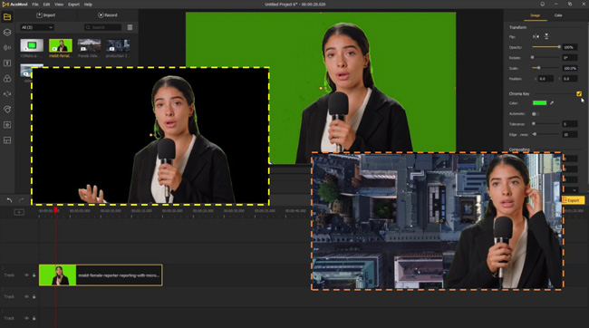 Green Screen Removal & Keying