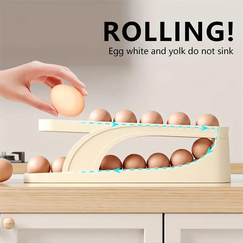 Roll fown egg dispenser
