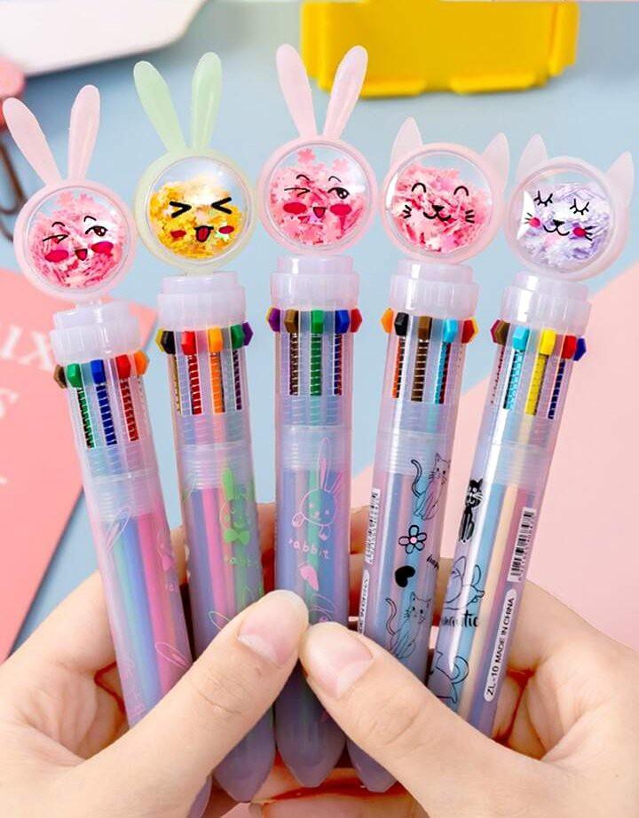 Cute Animal Multicolor Pens