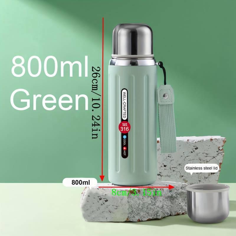 Thermal insulated water bottle, 800ml