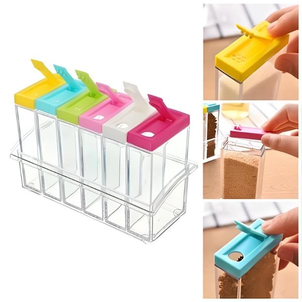 6pcs spice jar
