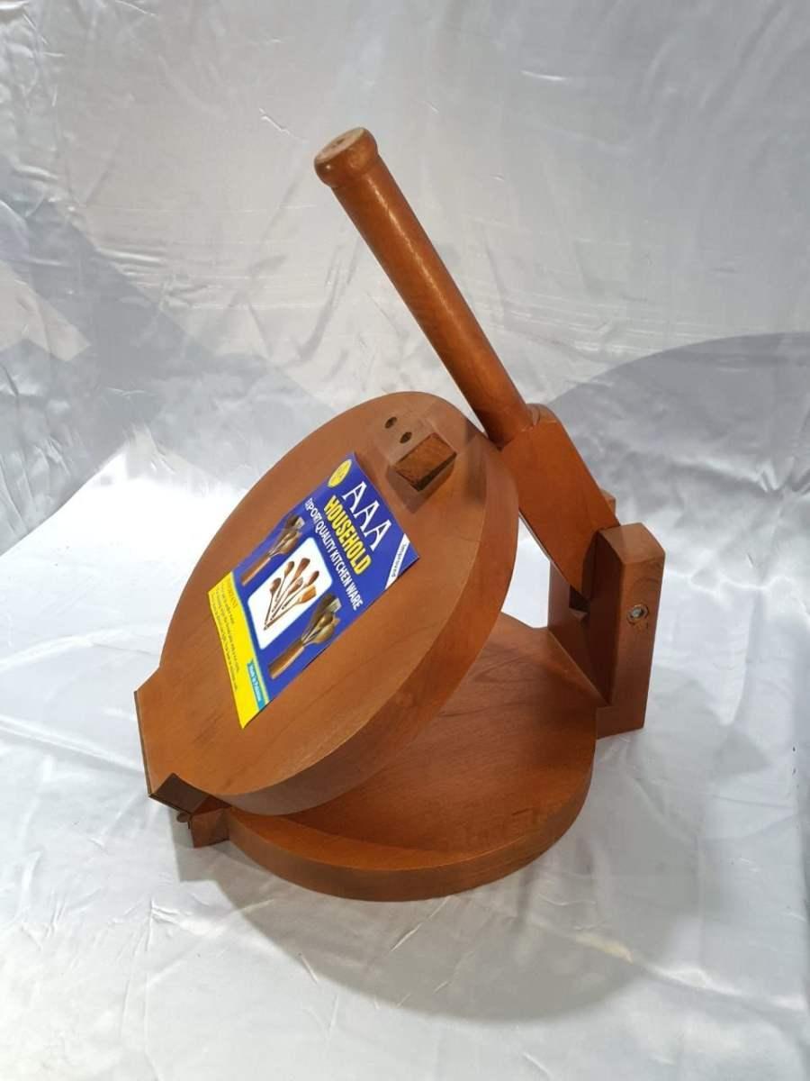 Wooden Tortilla Press
