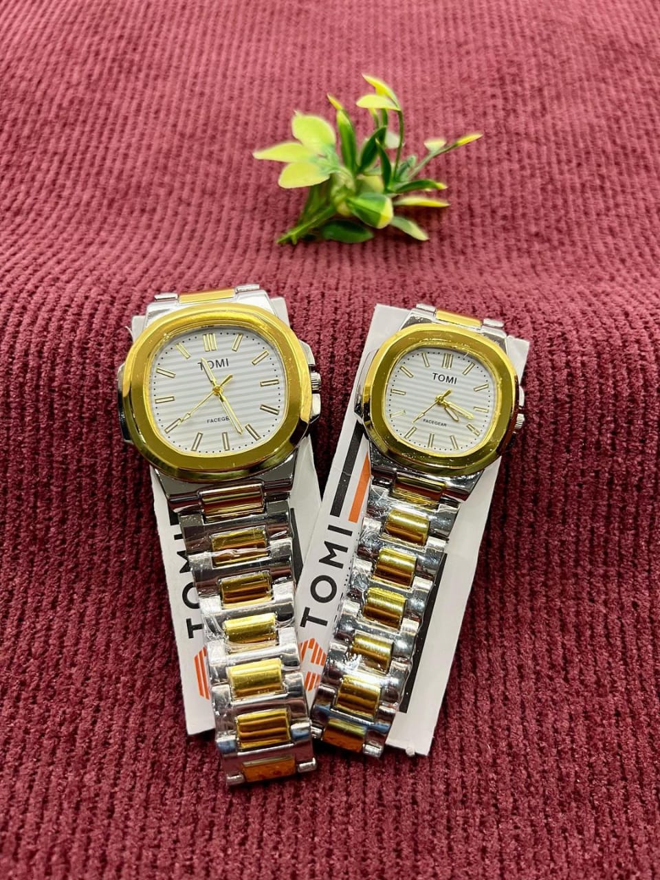 Chic unisex couple watch