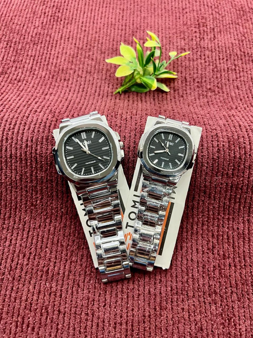 Chic unisex couple watch