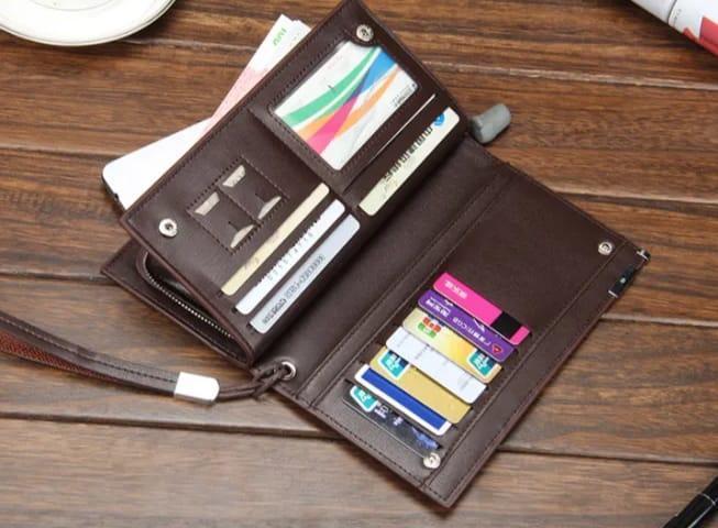 Unisex leather wallet