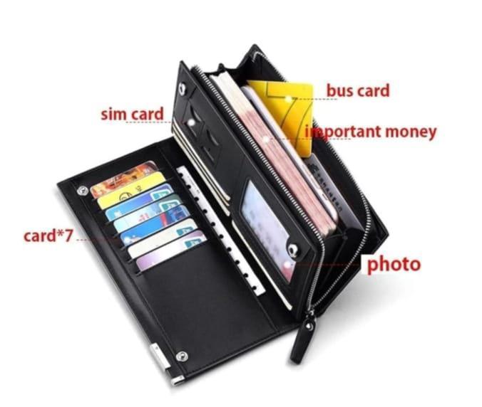 Unisex leather wallet