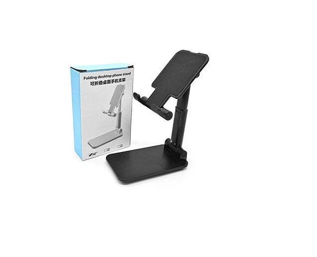 Foldable desktop phone stand