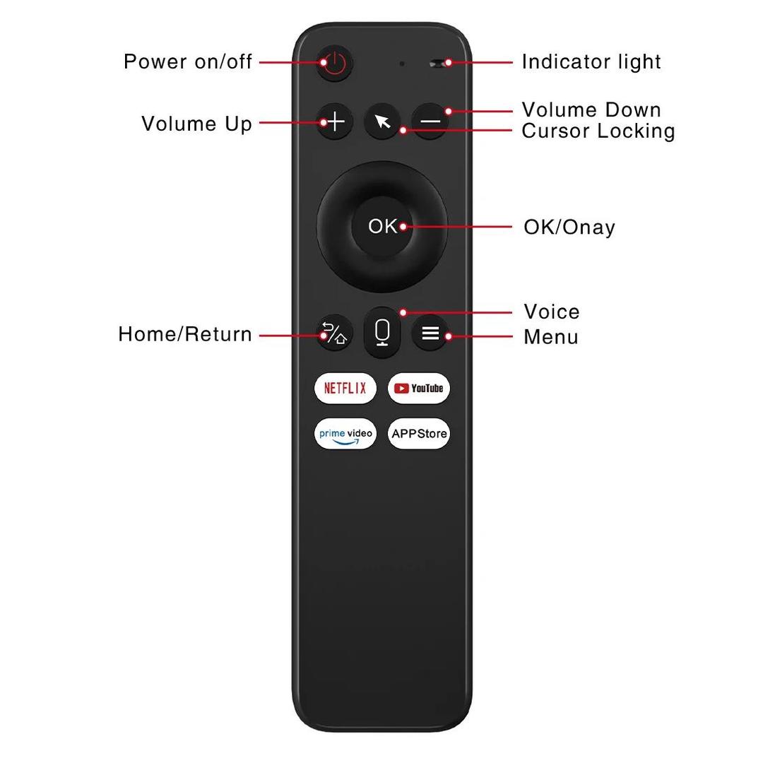 wireless air remote mouse with gyroscope