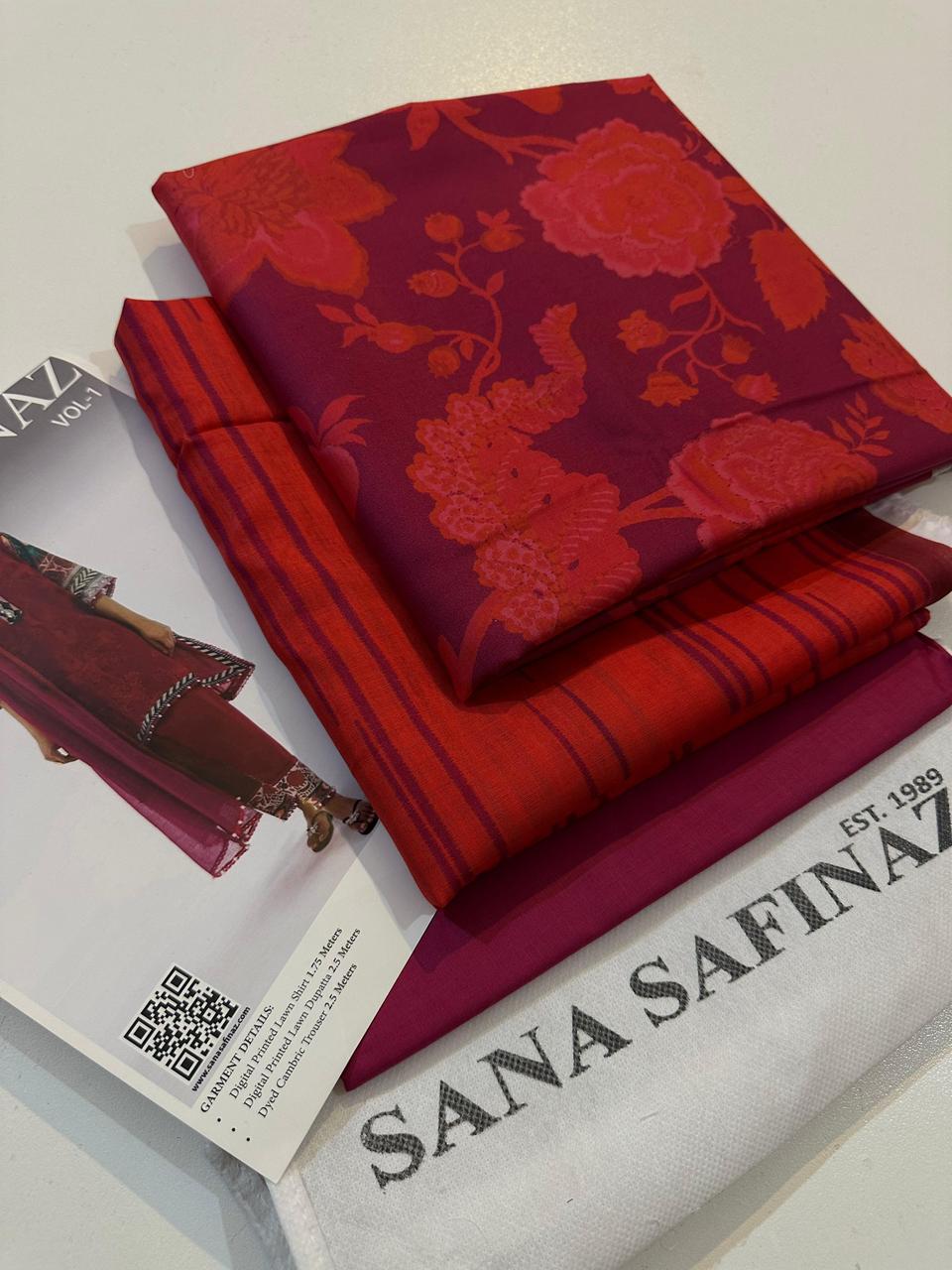 Sana Safina Luxury lawn three piece