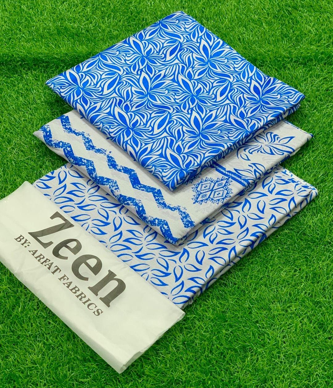 3pc Woman Lawn Printed Unstiched