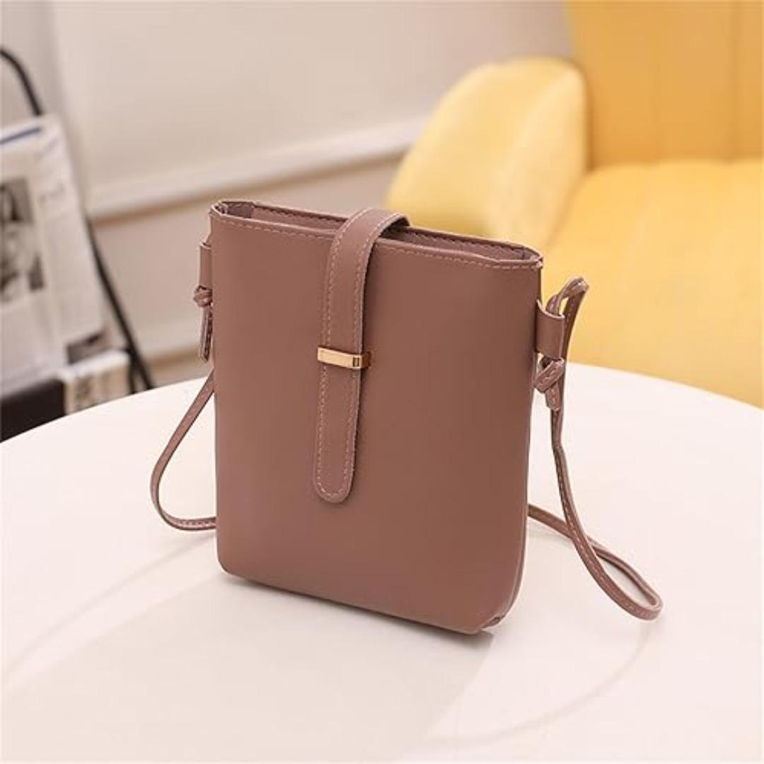 Mini brown cross body bag
