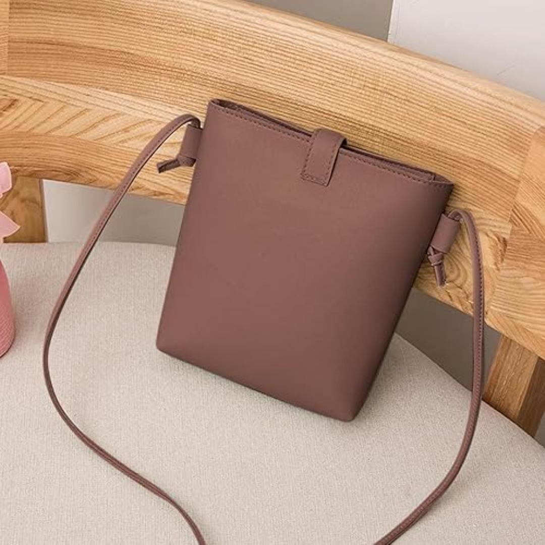 Mini brown cross body bag