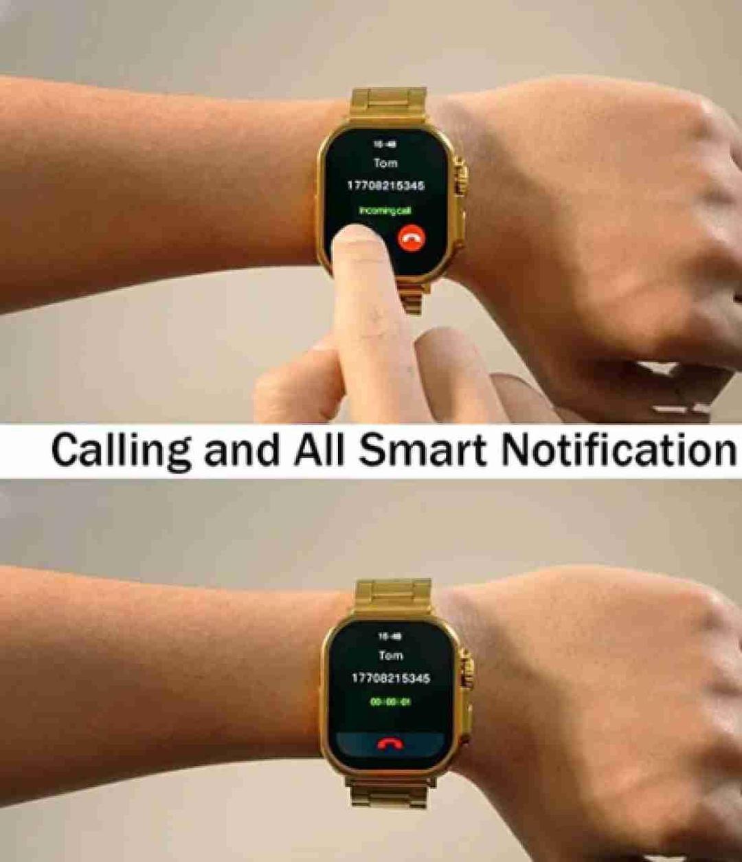 Hk-09 smart watch ultra golden edition
