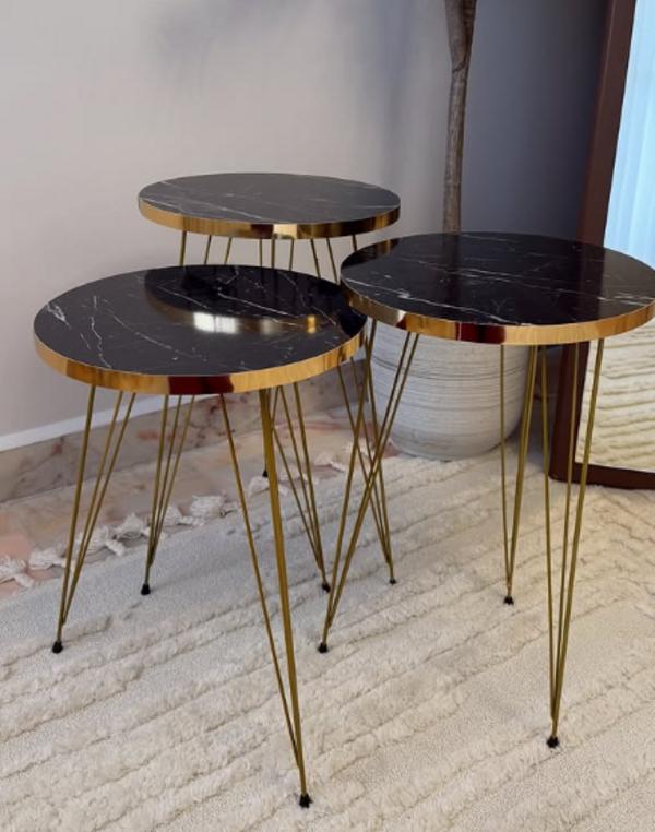 Stylish black coffee table